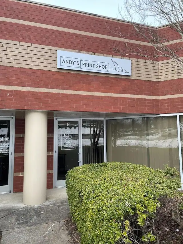 Andy's Print Shop sign project